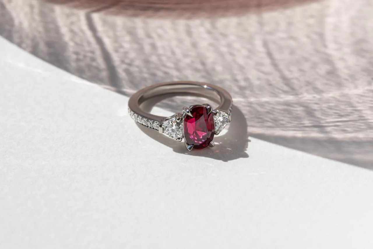 Lab Grown Ruby Rings